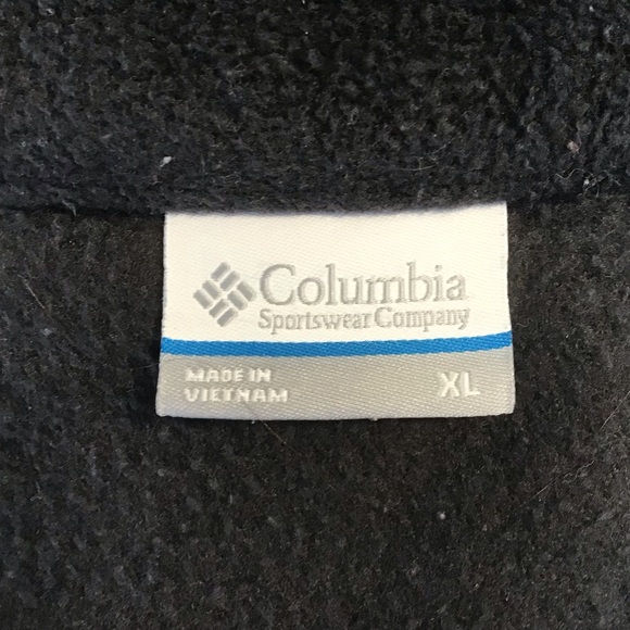 COLUMBIA Women’s Dark Charcoal Gray Fleece Full Zip Jacket XL - Picture 5 of 6